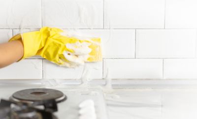 Backsplash Cleaning detail