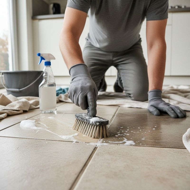 Backsplash Cleaning detail